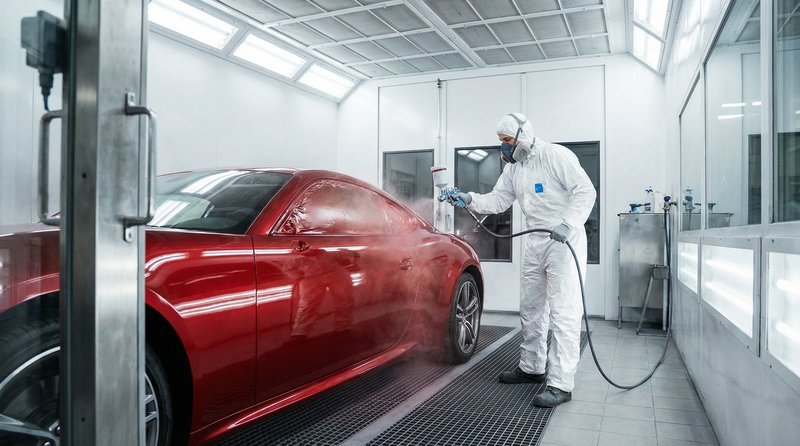 动漫之家短视频：跑车喷漆改色